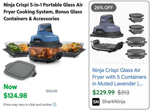 Ninja Portable Air Fryer Now $125 at Sam's Club deal at Sam's Club