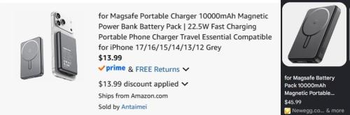 iPhone Power Banks for $13 at Amazon deal at Amazon