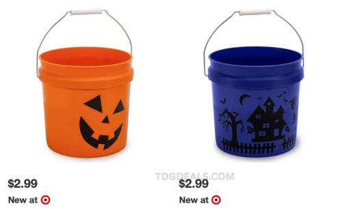 Target Halloween Buckets Dropped deal at Target