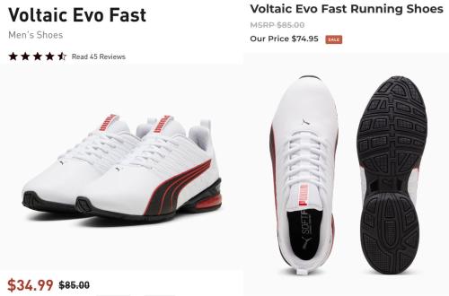 Puma Voltaic Evo Running Shoes Drop to $35