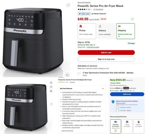PowerXL Air Fryer for $50 at Target deal at Target