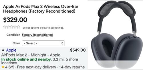 AirPods Max 2 Dropped to $329 on Woot deal at Woot