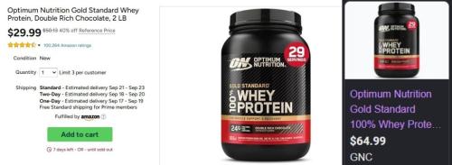 Whey Protein at Woot for $30 (Was $50) deal at Woot