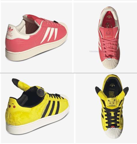 Adidas Pokemon Superstars Sneakers for $110