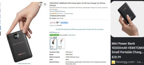 $10 Power Banks at Amazon deal at Amazon