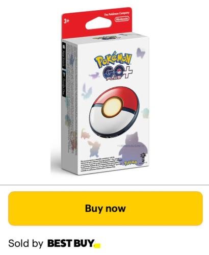 Pokémon Go Plus+ for $59.99 at Best Buy deal at Best Buy