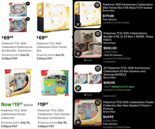Pokémon 30th Anniversary Draw at Walmart deal at Walmart