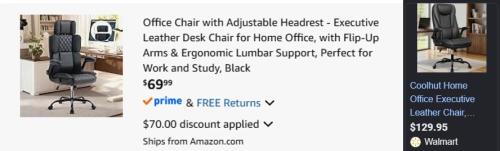 Ergonomic Office Chair Drops to $69