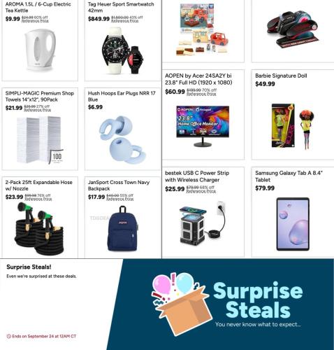 Woot Surprise Steals Clearance Up to 76% Off deal at Woot
