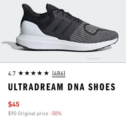 Adidas Men's UltraDream DNA Shoes 50% Off deal at Adidas