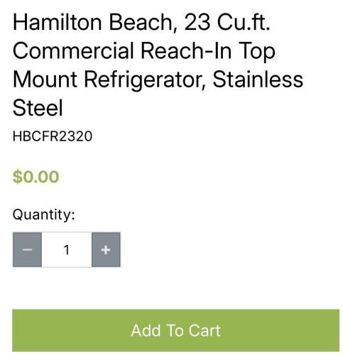 Free Fridge Deal - Shoot Your Shot