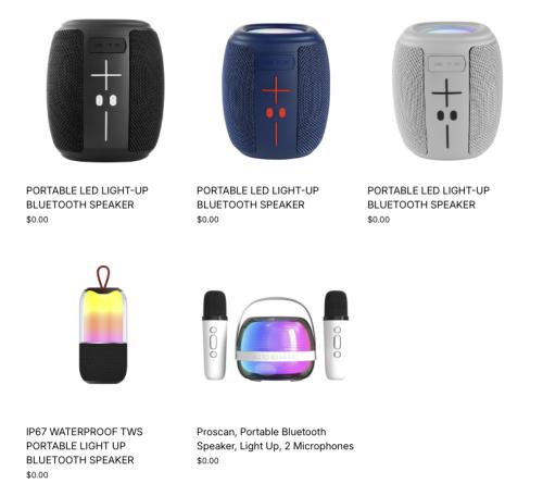Free Bluetooth Speakers