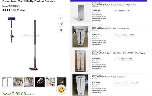 Dyson PencilVac for $199 at Sam's Club deal at Sam's Club