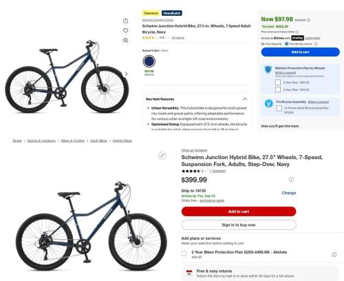 $400 Bike for $97 at Walmart deal at Walmart
