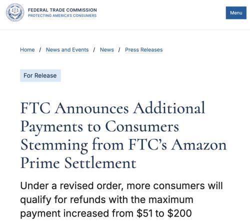 Up to $200 Amazon Prime Refunds deal at Amazon