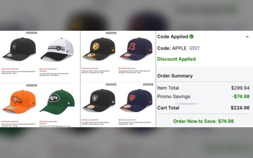 NFL Hats Clearance: Extra 25% Off deal at Fanatics