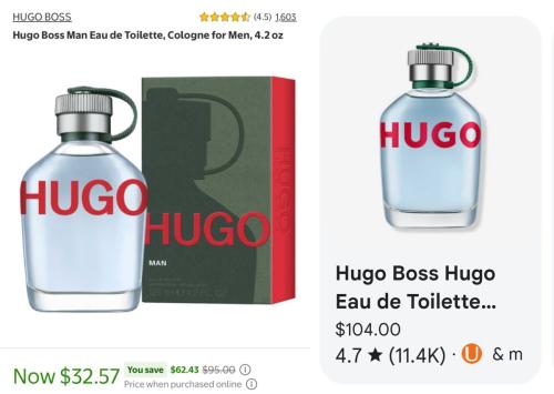 Hugo Boss Cologne Drops to $32 at Walmart deal at Walmart