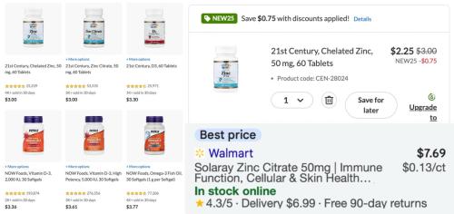 Vitamins from $2 at iHerb with NEW25 deal at iHerb