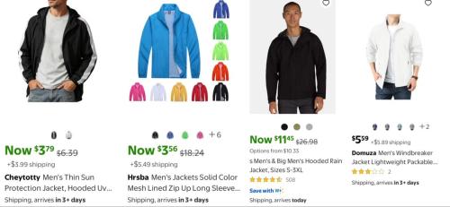 Jackets & Hoodies from $3 at Walmart deal at Walmart