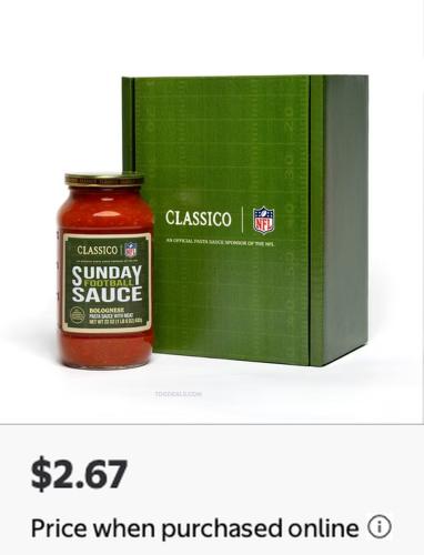 Classico Sunday Football Sauce at Walmart deal at Walmart