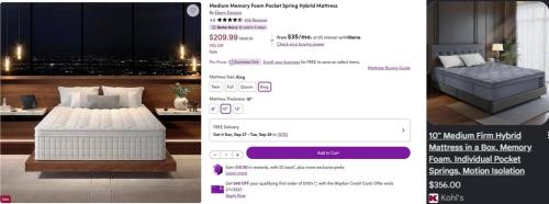 Memory Foam King Mattress 75% Off deal at Wayfair