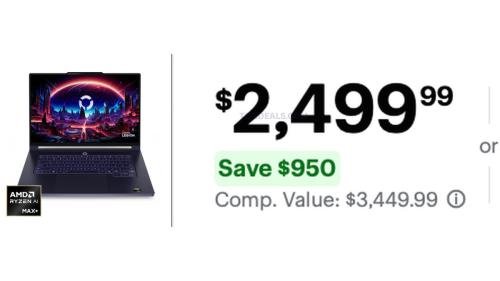 Lenovo Legion 3K OLED Laptop $950 Off deal at Best Buy