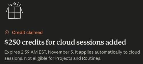 $250 Free Claude Cloud Credits