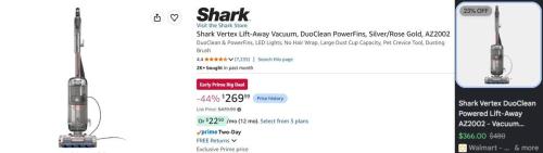 Shark Vacuum $210 Off at Amazon deal at Amazon