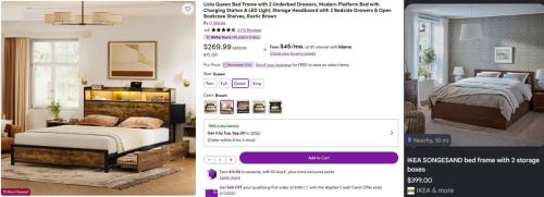 $560 Off Queen Bed Frame at Wayfair deal at Wayfair