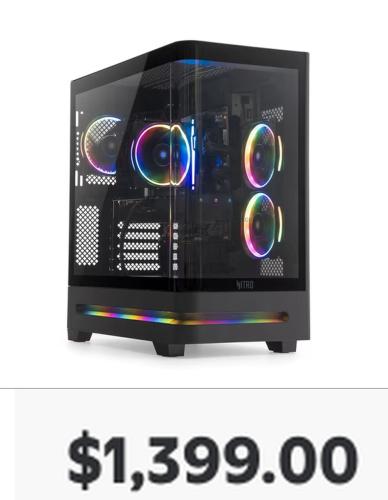 Acer Nitro 85 RTX 5070 Gaming Desktop $1399 deal at Walmart