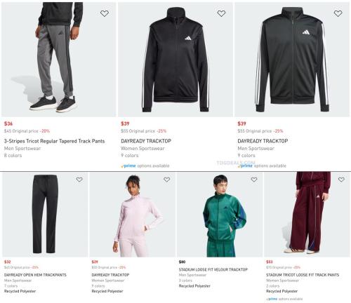 Adidas Track Suits Up to 50% Off deal at Adidas