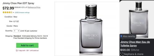 Jimmy Choo EDT for $58 at Woot deal at Woot