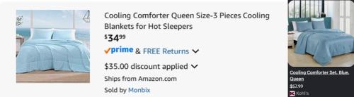 Comforter Deal: $35 at Amazon w/ Code deal at Amazon