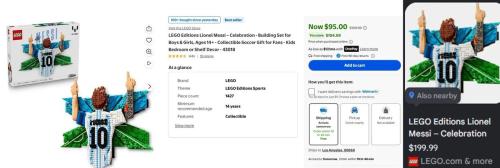 LEGO Lionel Messi at Lowest Price Ever deal at Walmart