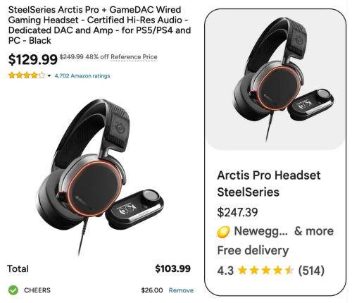 $145 Off SteelSeries Pro Gaming Headset deal at Amazon