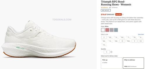50% Off Saucony Triumph RFG Women's Running Shoes