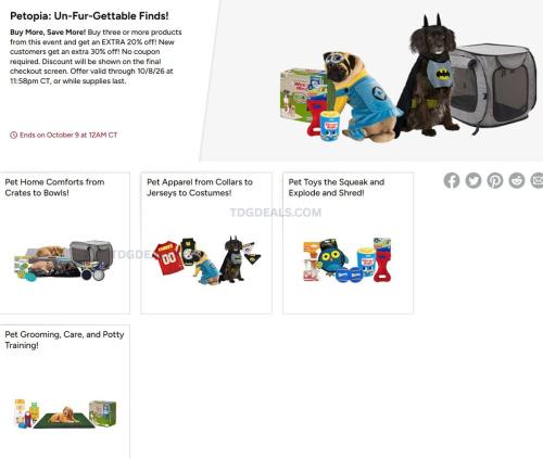 Woot Pet Sale: Toys, Costumes & Supplies deal at Woot