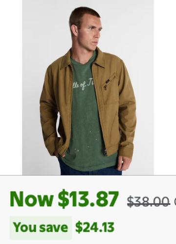 Kacey Lee Canvas Jacket Now $13.87 deal at Walmart