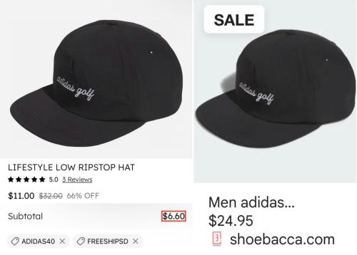 80% Off Adidas Hats - Only $6! deal at ShopSimon