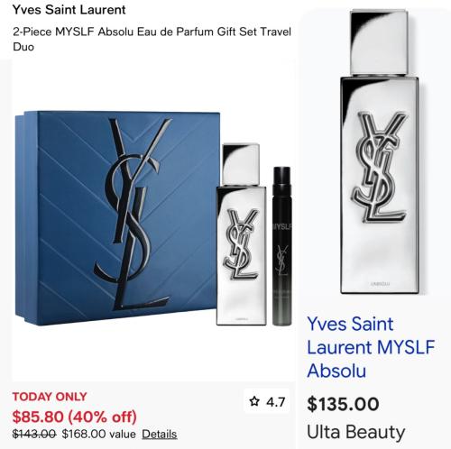 YSL 2-PC Cologne Set Now $85 at Macy's deal at Macy's