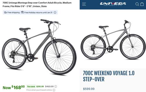 Hybrid Bikes Dropped from $600 to $168 deal at Walmart