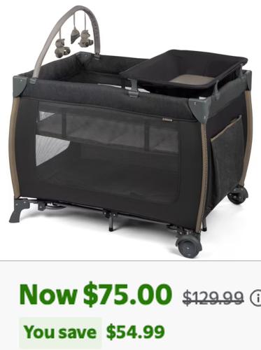 Monbebe Play Yard with Bassinet Only $75 deal at Walmart