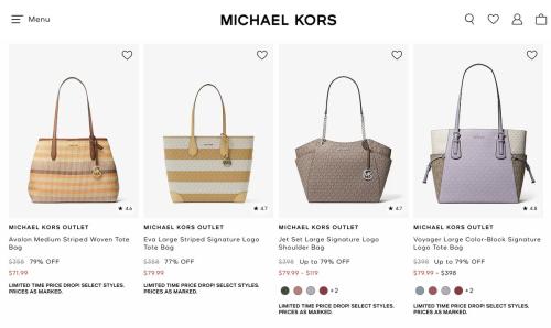 Michael Kors Tote Bags for $72 (Was $358)