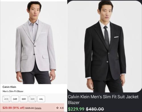 91% Off Calvin Klein Blazer at Macy's deal at Macy's