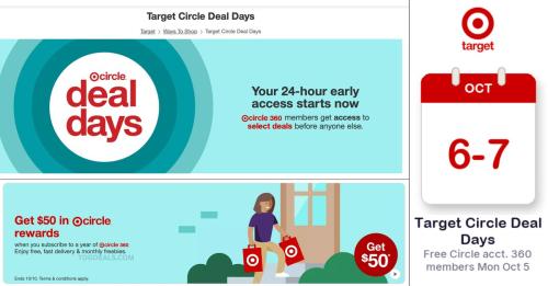 Target Circle Deal Days Early Access Live deal at Target