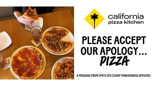 Free 7” Pizza at CPK with $20 Spend deal at California Pizza Kitchen