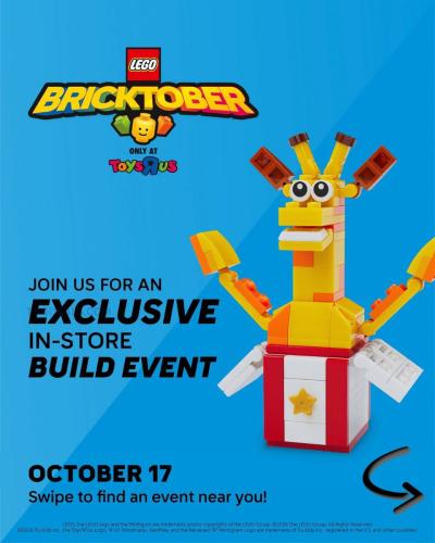 Free LEGO Geoffrey the Giraffe at Toys R Us deal at Toys R Us