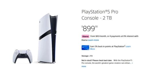 PS5 Pro Available at PS Direct for $899 deal at PS Direct