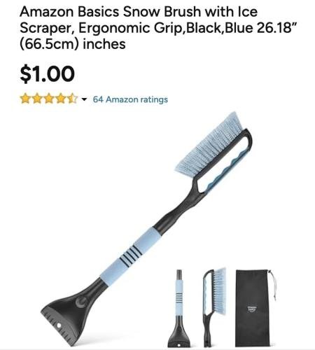 $1 Snow Car Scraper at Woot deal at Woot