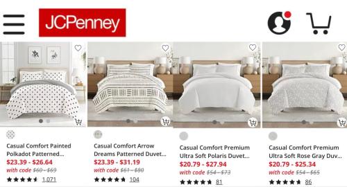 JC Penney Comforters as Low as $16 deal at JCPenney